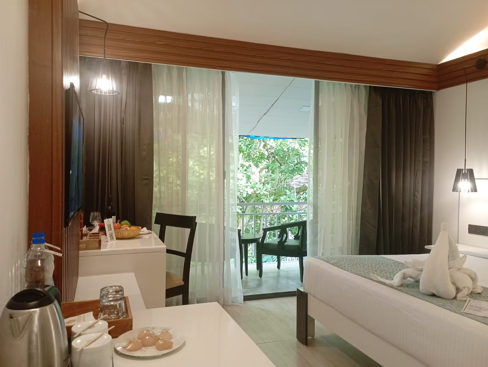 Premium room interior with balcony
