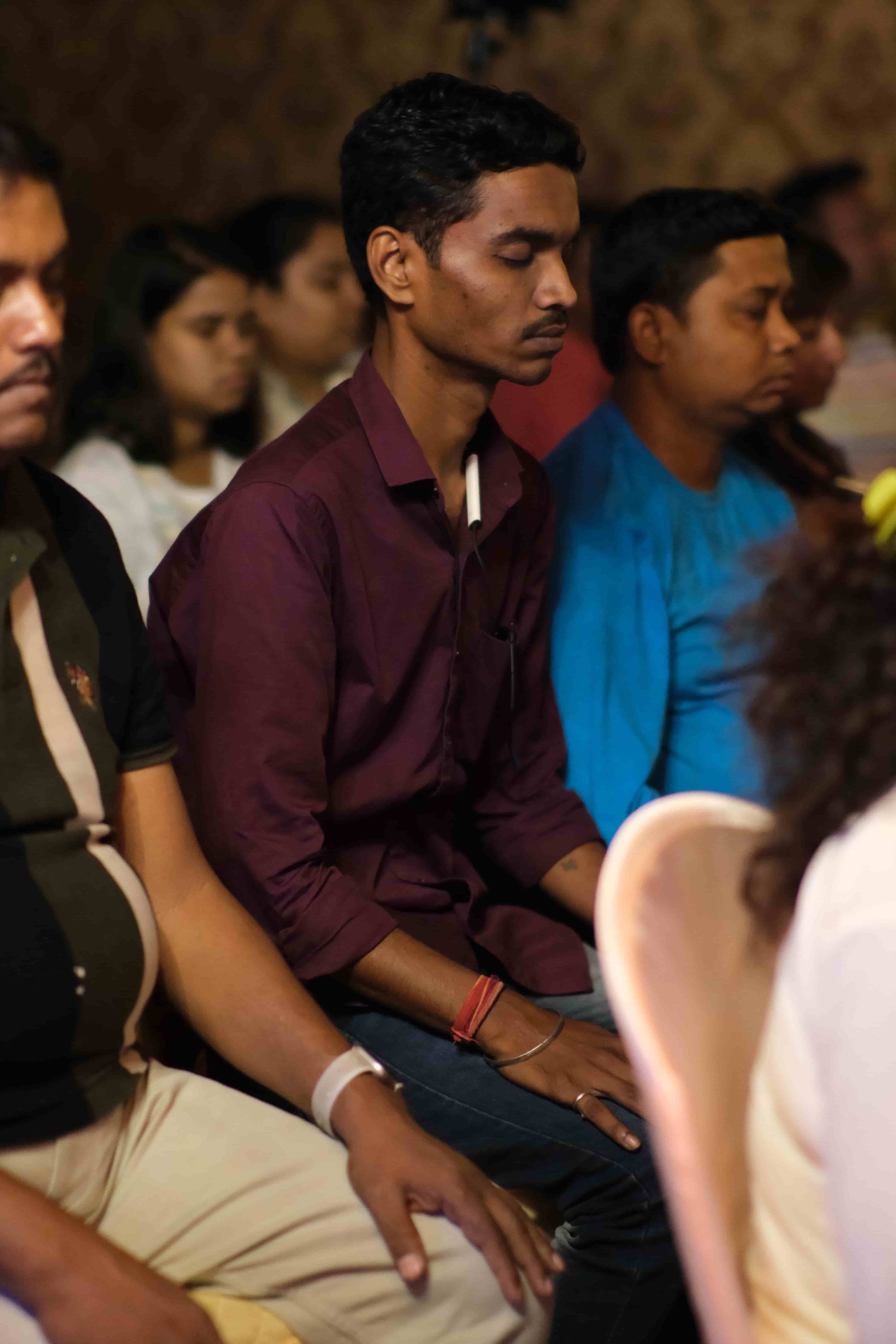 Engaged audience at Silva session